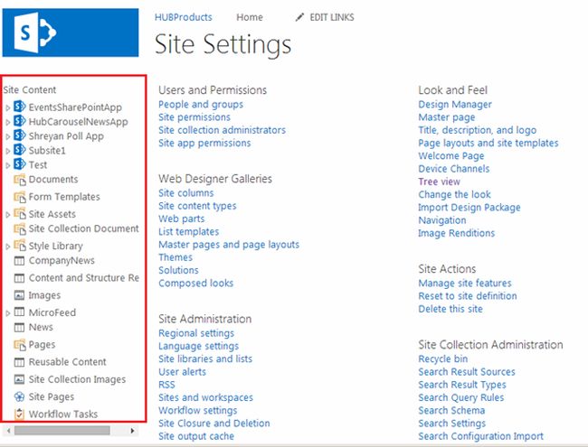 get tree view in sharepoint